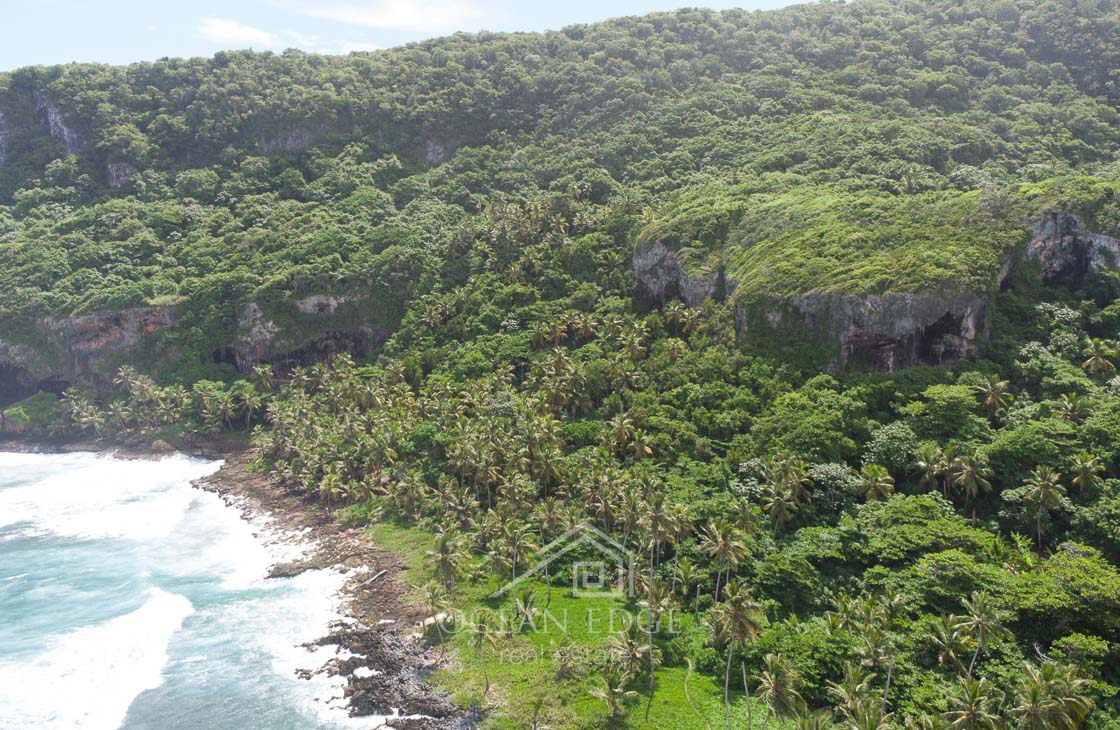 Oceanfront Cliff Land on Playa Madame Las Galeras Dominican Republic (1)