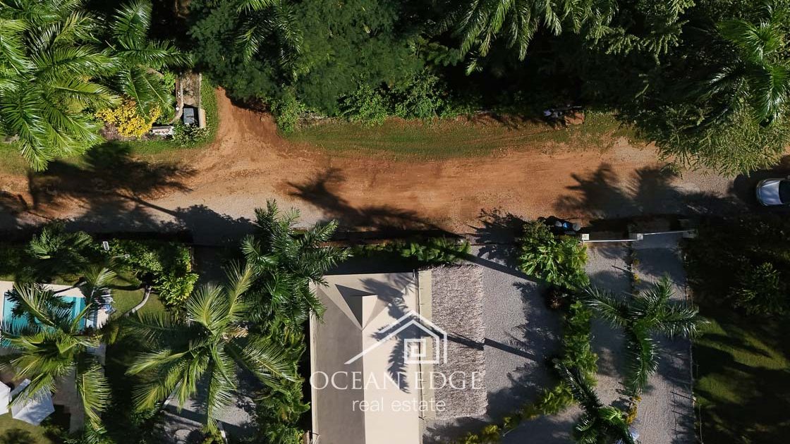 default1-bed caribbean style villa near Playa Grande & Playita-las-galeras-ocean-edge-real-estate-drone