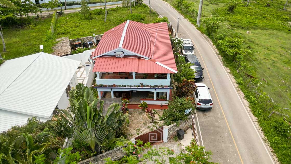 2-bed Ocean view villa 200m to the beach-ocean-edge-real-estate -drone